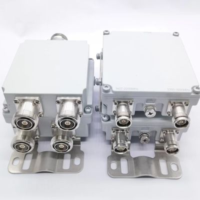 Innen-/Außen-IP65 698-2700MHz 4,3-10-F DIN-F HF-Kombinator mit kompakter Verpackungsgröße