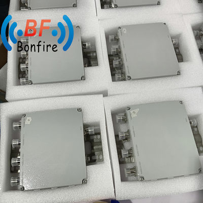 Topwave 1710-2700MHz RF Low Pim Quadplexer DIN weiblich -155dbc Quad-Band Combiner Grau