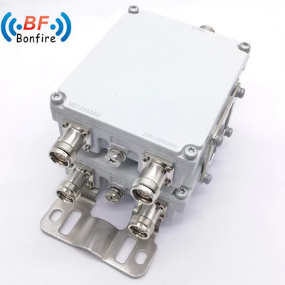 Dual-Band 1710-2170MHz 2300-2690MHz DIN weiblicher Twin-Duplexer für die Gesamtprojektabwicklung