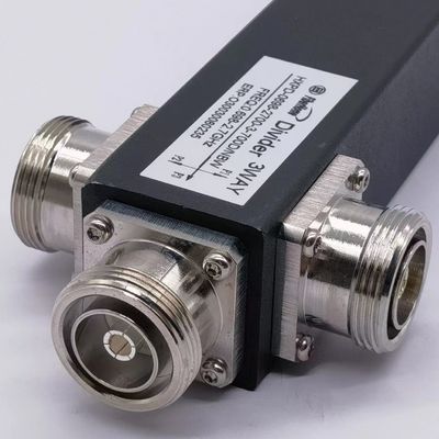 Schwarz Ultra Breitband 2/3/4 Weg Niedrig Pim Reaktiver Hochleistungssplitter 698-4200MHz