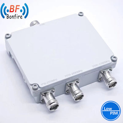 Low Pim Combiner VHF UHF Band Duplexer für die Netzwerkabdeckung von 1710-2170 MHz 2300-2690 MHz