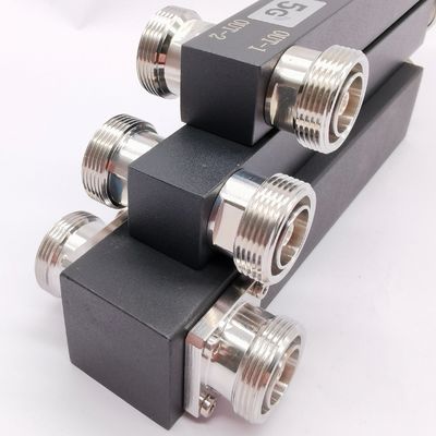GFQ-0338-X3301 Grau/Rot/Schwarz/Maßgeschneiderter 2-Wege-Hochleistungssplitter für DAS IBS 350-3800MHz