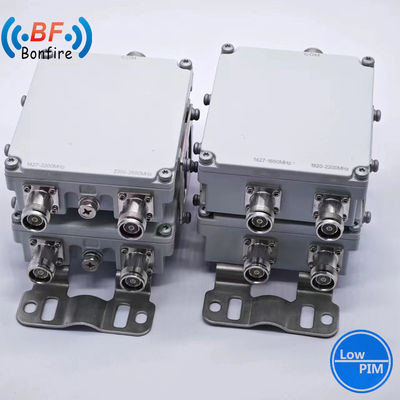 angepasster Low Pim 200W Triplexer RF Diplexer Combiner für die Gesamtkapazität von Ibs/Das