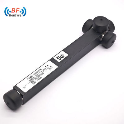 Grauer 2-Wege-Splitter 2400-6000MHz DIN-F Schwarz