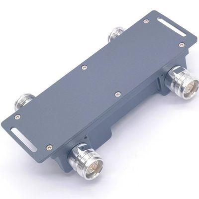 Grauer DQ-0740-227701 Hybrid-Kombinator Hybrid-Kopplung 2 in 2 aus 698-4000MHz 4,3-10 F Rot