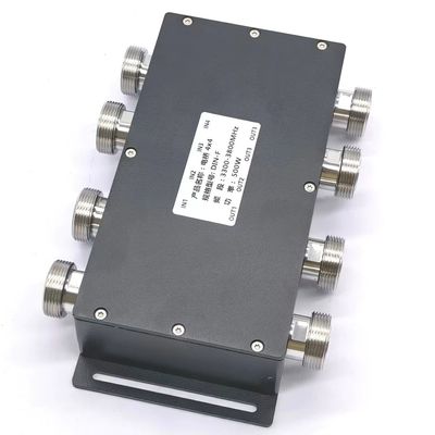 Hybridkombinator Hybridkopplung 4 in 4 aus 698-3800MHz DIN-F mit DIN-F-Schnittstelle