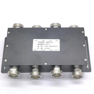 Hybridkombinator Hybridkopplung 4 in 4 aus 698-3800MHz DIN-F mit DIN-F-Schnittstelle