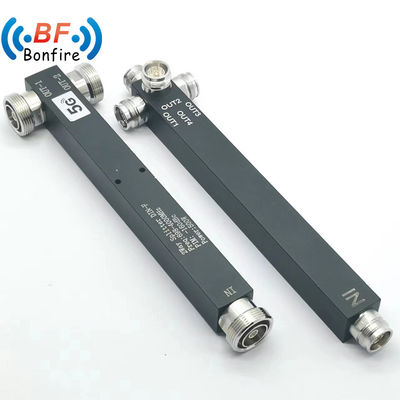 0.510kg Paket N Weibliche 698-3800MHz Leistungssplitter Pim-160dbc IP67 für Telekommunikation