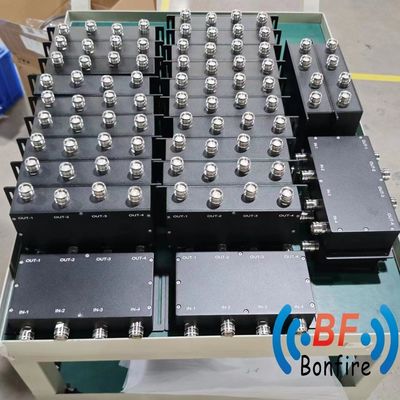 3 in 3 aus Hybrid-Kopplung mit 4,3-10-F/DIN-F/N-F Schnittstelle Grau/Rot/Schwarz/Anpassung