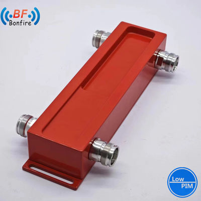 698-4000MHz Low Pim 3dB Hybrid-Kopplung für 4,3-10 weibliche 2 in 2 aus RF Hybrid-Kombinator