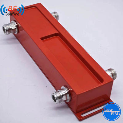 698-4000MHz Low Pim 3dB Hybrid-Kopplung für 4,3-10 weibliche 2 in 2 aus RF Hybrid-Kombinator