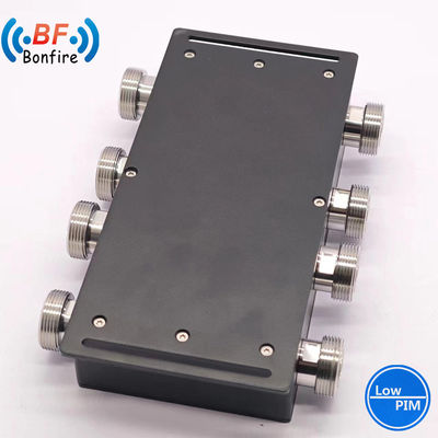 4.3-10-F/DIN-F/N-F Schnittstelle VHF RF Hybridkombiner 698-3800MHz Vierwege-Hybridkopplung