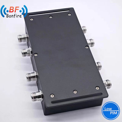 4.3-10-F/DIN-F/N-F Schnittstelle VHF RF Hybridkombiner 698-3800MHz Vierwege-Hybridkopplung