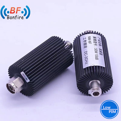Grauer 100 Watt DC-3800MHz 3-40 dB verstellbarer Dämpfer RF-Koaxialdämpfer für Telekommunikationssysteme