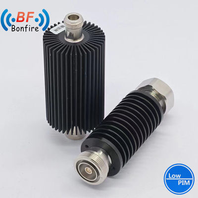 Rot 100W Verstellbarer Dämpfer RF Koaxialadapter DC-3800MHz DIN Weiblich auf Männlich 3-40dB