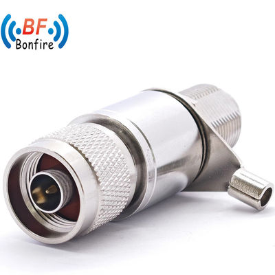 50ohm Männlich-Fraulich-Koaxialkabel-Anschluss HF-Oberspannungshalter N Jack weiblich-SMA Stecker Blitzschutz 3G 6g