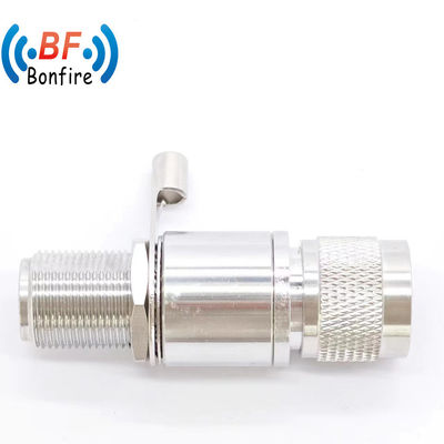 50ohm Männlich-Fraulich-Koaxialkabel-Anschluss HF-Oberspannungshalter N Jack weiblich-SMA Stecker Blitzschutz 3G 6g