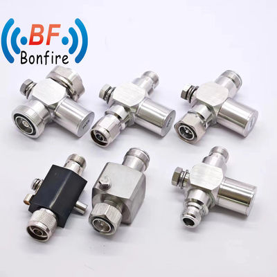 Grauer RF-Koaxial 3G N Männlicher bis RP-SMA-Steckverbinder N bis RP-SMA-Kabel Blitzhalter Überspannungsschutzhalter