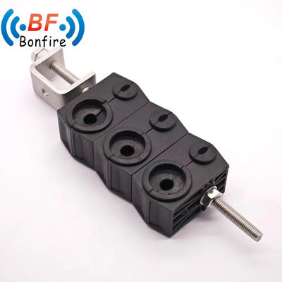 Kunststoff-Zuführklemme für Heliax-Kabel 1/2" Ldf4-50A 3 Löcher pro Halter OEM/ODM-Produktion