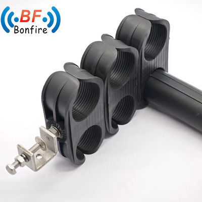 Kunststoff-Zuführklemme für Heliax-Kabel 1/2" Ldf4-50A 3 Löcher pro Halter OEM/ODM-Produktion