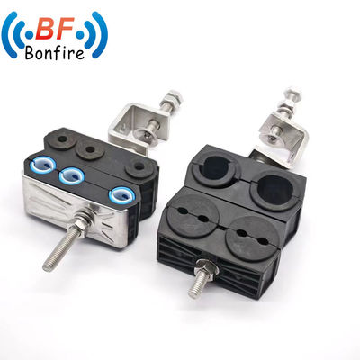 Kunststoff-Zuführklemme für Heliax-Kabel 1/2" Ldf4-50A 3 Löcher pro Halter OEM/ODM-Produktion