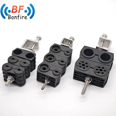 Kunststoff-Zuführklemme für Heliax-Kabel 1/2" Ldf4-50A 3 Löcher pro Halter OEM/ODM-Produktion