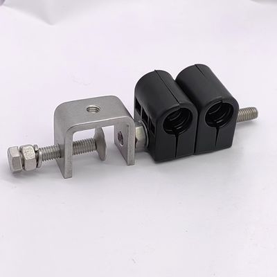 0.410kg Paket Bruttogewicht 1/2&quot; und 7/8&quot; Einlöchige Doppelklemmen Kabelklemmen