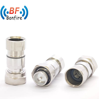 Elektrische wasserdichte RF-Koaxial 4,3/10 männliche Steckklemmverbindung 1/2 &quot;für die Verbindung