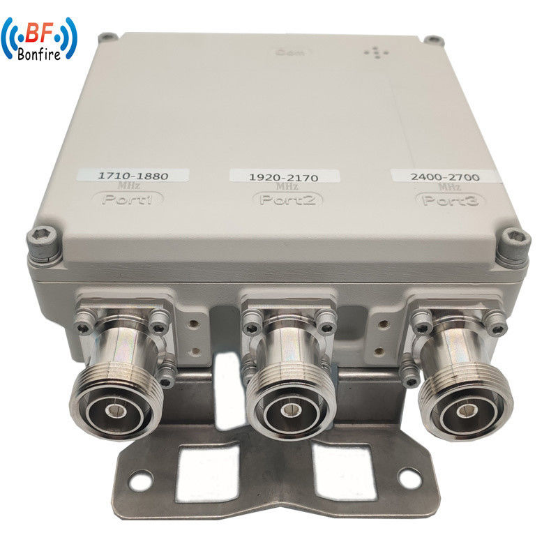 Innen-/Außen IP65 Dreibandkombinator 1710-1880/1920-2170/2300-2700MHz 4.3-10-F DIN-F
