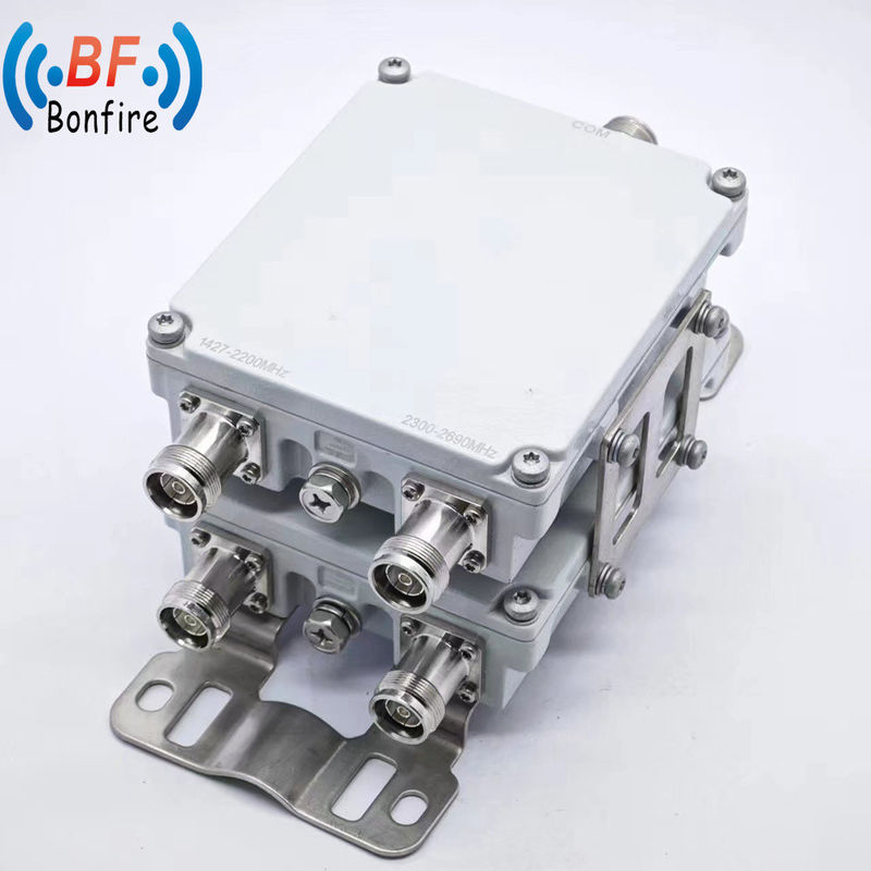 1710-1880/1920-2170/2300-2700MHz VHF UHF RF Diplexer N Weiblicher Typ Dual-Band-Kombinator