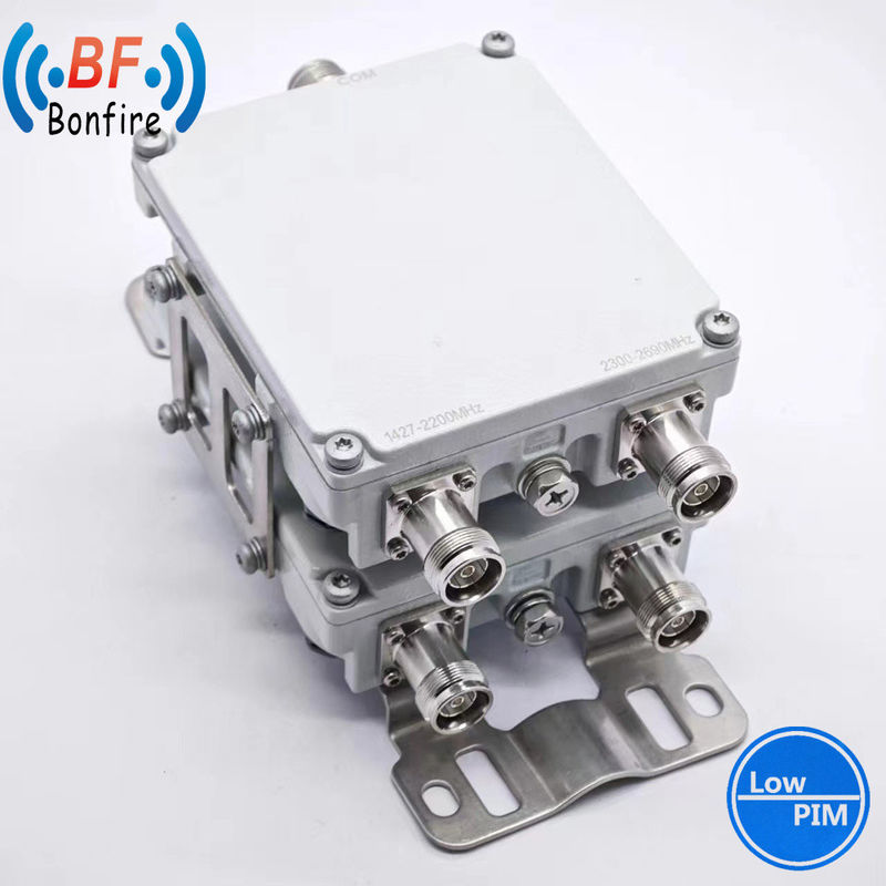 HLQ-XXXXX IP65 Quadplexer Multiplexer für Innen- und Außenbereich für 1710-2170 MHz und 2300-2690 MHz