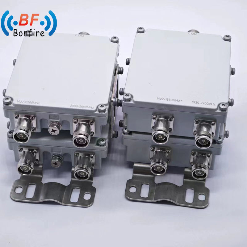 Zusammengepasster 4,3-10-Frauen-HF-Duplexer-Kombinator für Doppelband 1710-1880 1920-2170MHz