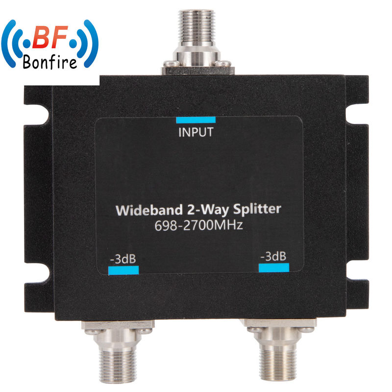 698-2700MHz Breitband 2-Wege Mikrobandspalter 3dB 50W NF Paket Bruttogewicht 0,190kg