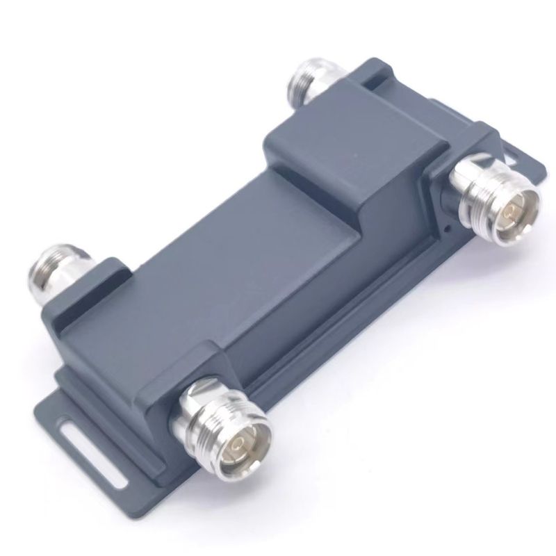 Grauer DQ-0740-227701 Hybrid-Kombinator Hybrid-Kopplung 2 in 2 aus 698-4000MHz 4,3-10 F Rot