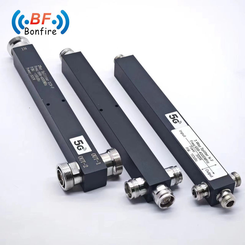 617-4000MHz 4Way Power Divider N Weibliche OEM/ODM Produktion Telekommunikation