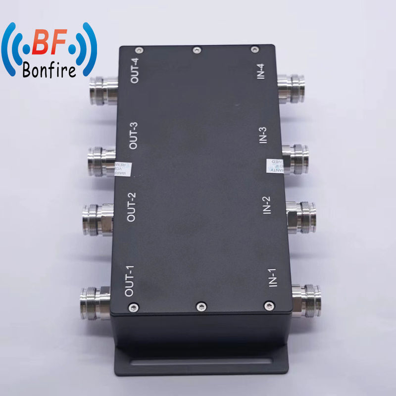 698-3800MHz Low Pim 2X2 Hybrid-Kopplung 4.3-10 weiblicher Hybrid-Kombinator für Breitband