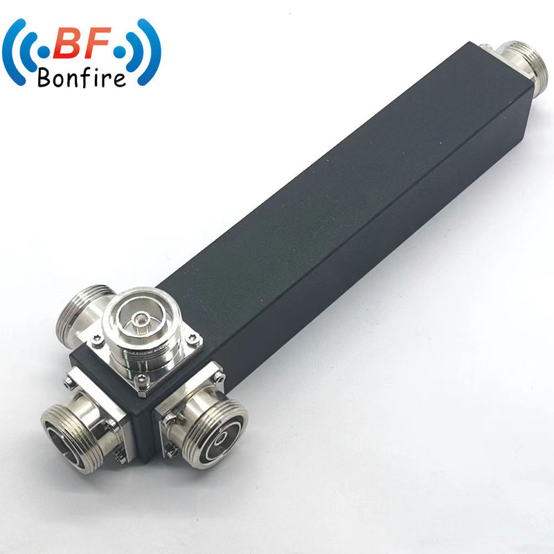 350-3800MHz 2-Wege-Leistungsdivider mit DIN-F-Schnittstelle und Grau 4,3/10 weiblicher Stecker