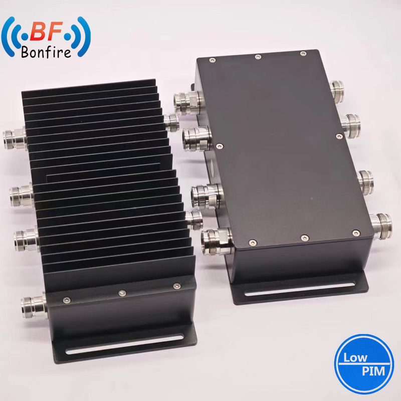 Low Pim -160dbc 4X4 617-3800MHz HF-Hybridkombinator für maßgeschneiderte schwarze DIN-F/4.3-10-F/N-F