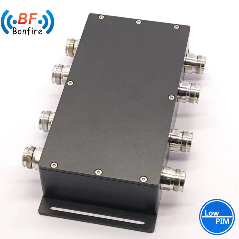 4.3-10-F/DIN-F/N-F Schnittstelle VHF RF Hybridkombiner 698-3800MHz Vierwege-Hybridkopplung
