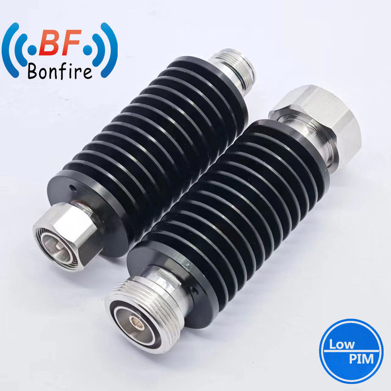 Grauer 100W DC-3800MHz 3/6/10/15dB HF-Festdämpfer mit DIN-N/F-Typen angepasster Farbe