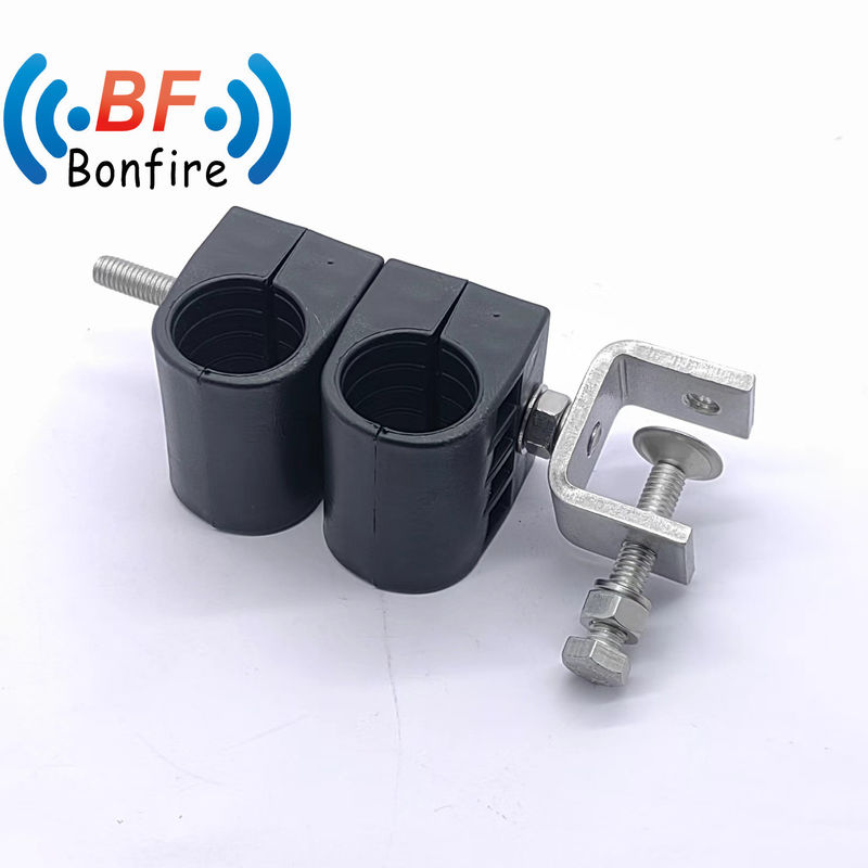 0.410kg Paket Bruttogewicht 1/2&quot; und 7/8&quot; Einlöchige Doppelklemmen Kabelklemmen