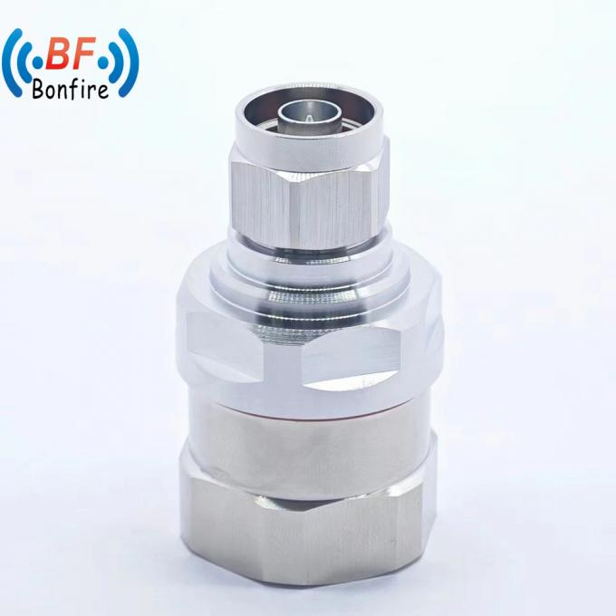 Hot Sale DC-4GHz Low Vswr RF N Straight Male Connector for 7/8′ Flexible Cable