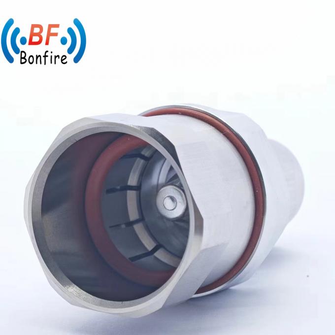 Hot Sale DC-4GHz Low Vswr RF N Straight Male Connector for 7/8′ Flexible Cable